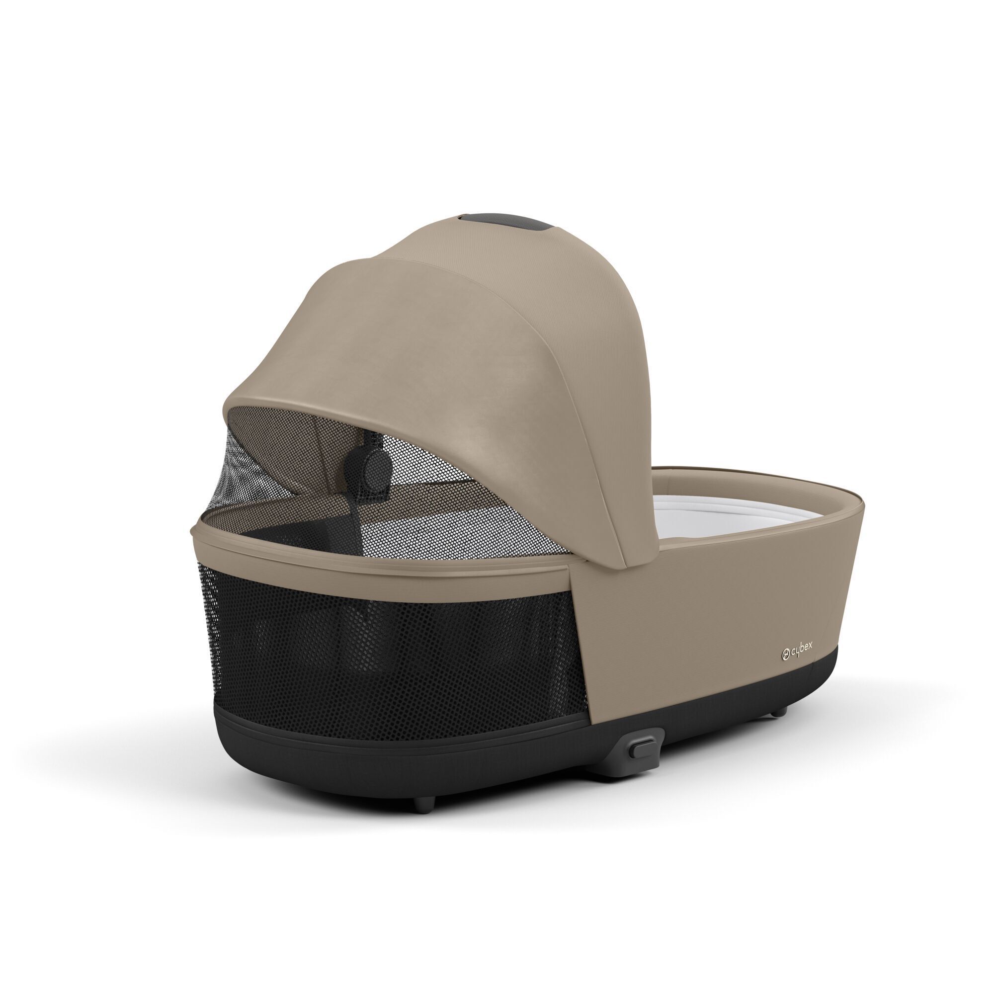 Cybex Priam IV 3 в 1 Matt Black цвет Cozy Beige с автокреслом Cloud T i-Size Plus Cozy Beige, коляска