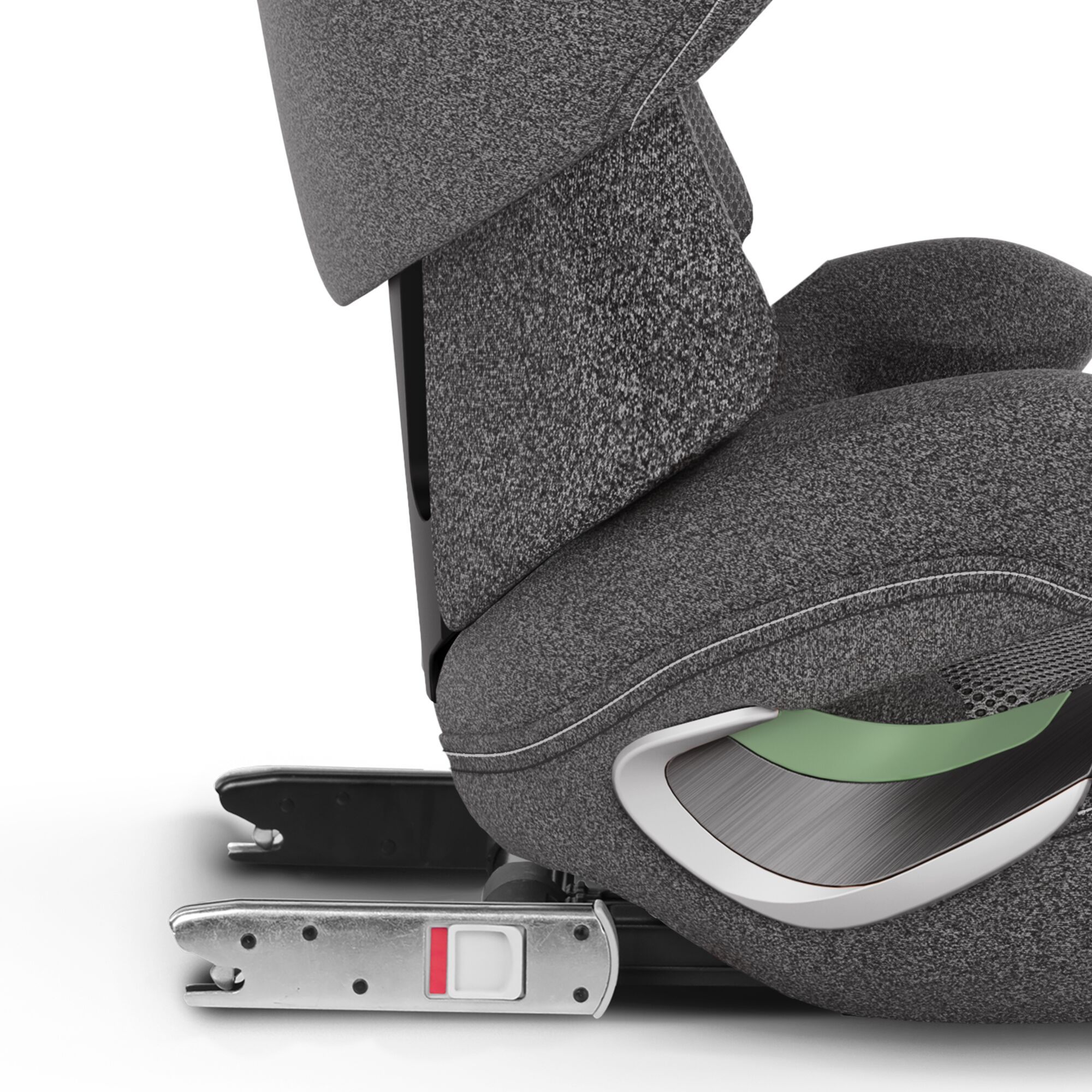 Автокресло Cybex Solution T i-Fix Mirage Grey Plus 3-12 лет (15-36 кг), трансформируется в бустер, Isofix, i-Size R129