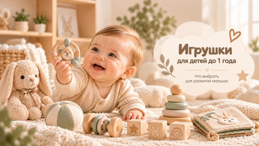 Игрушки для детей до 1 года — лучшие игрушки по месяцам 
