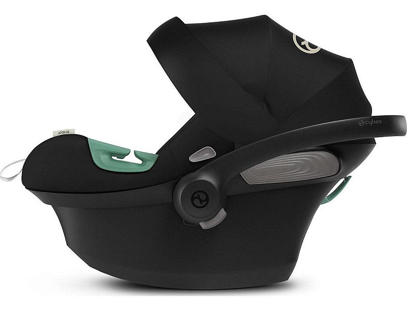 Cybex Balios S LUX NEW 3 в 1 Stormy Blue 2025 с автокреслом Aton B2 i-size Volcano Black, с дождевиком и адаптерами