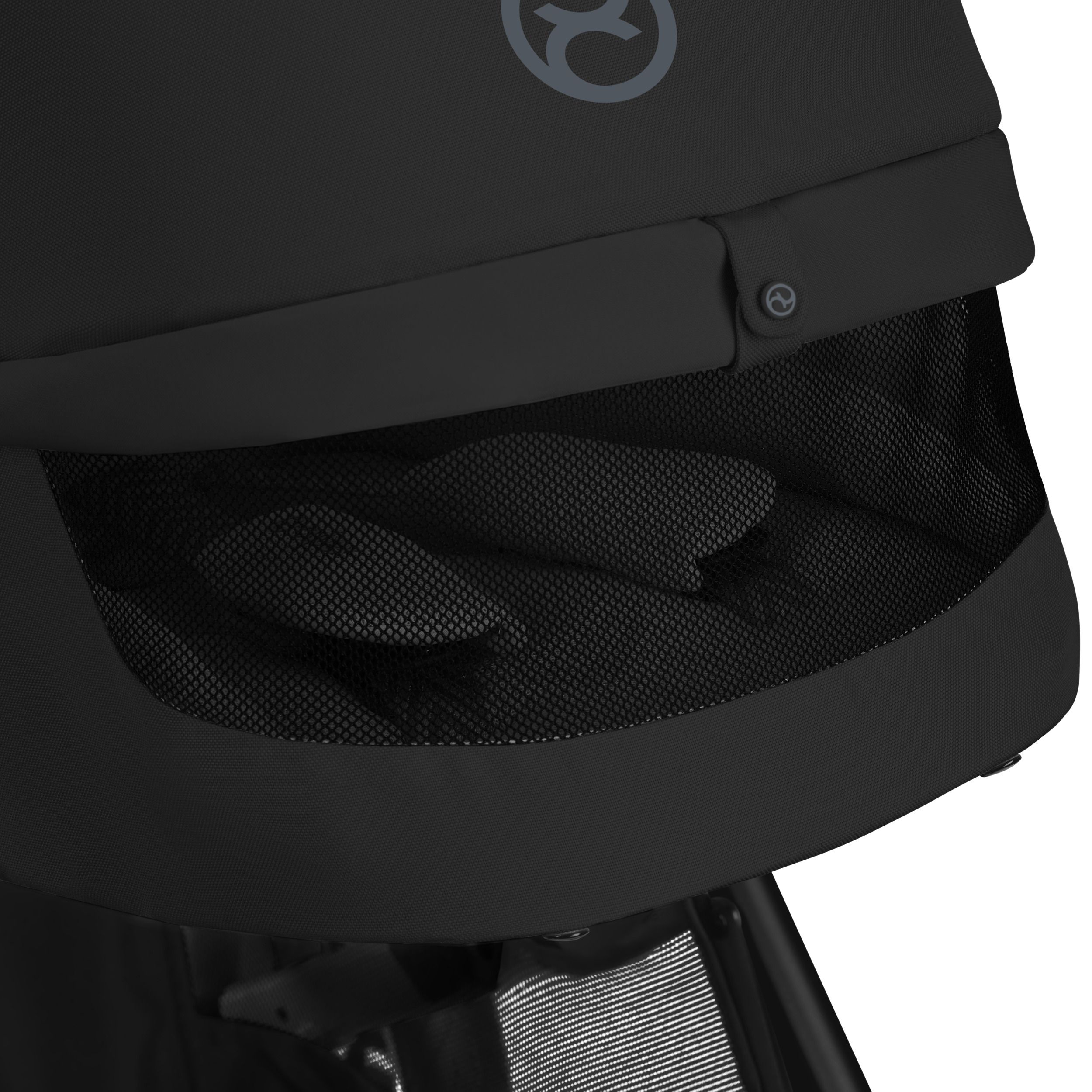 Коляска Cybex Talos S Lux BLK 2 в 1 цвет Moon Black в комплекте со спальным блоком Cot S и дождевиками