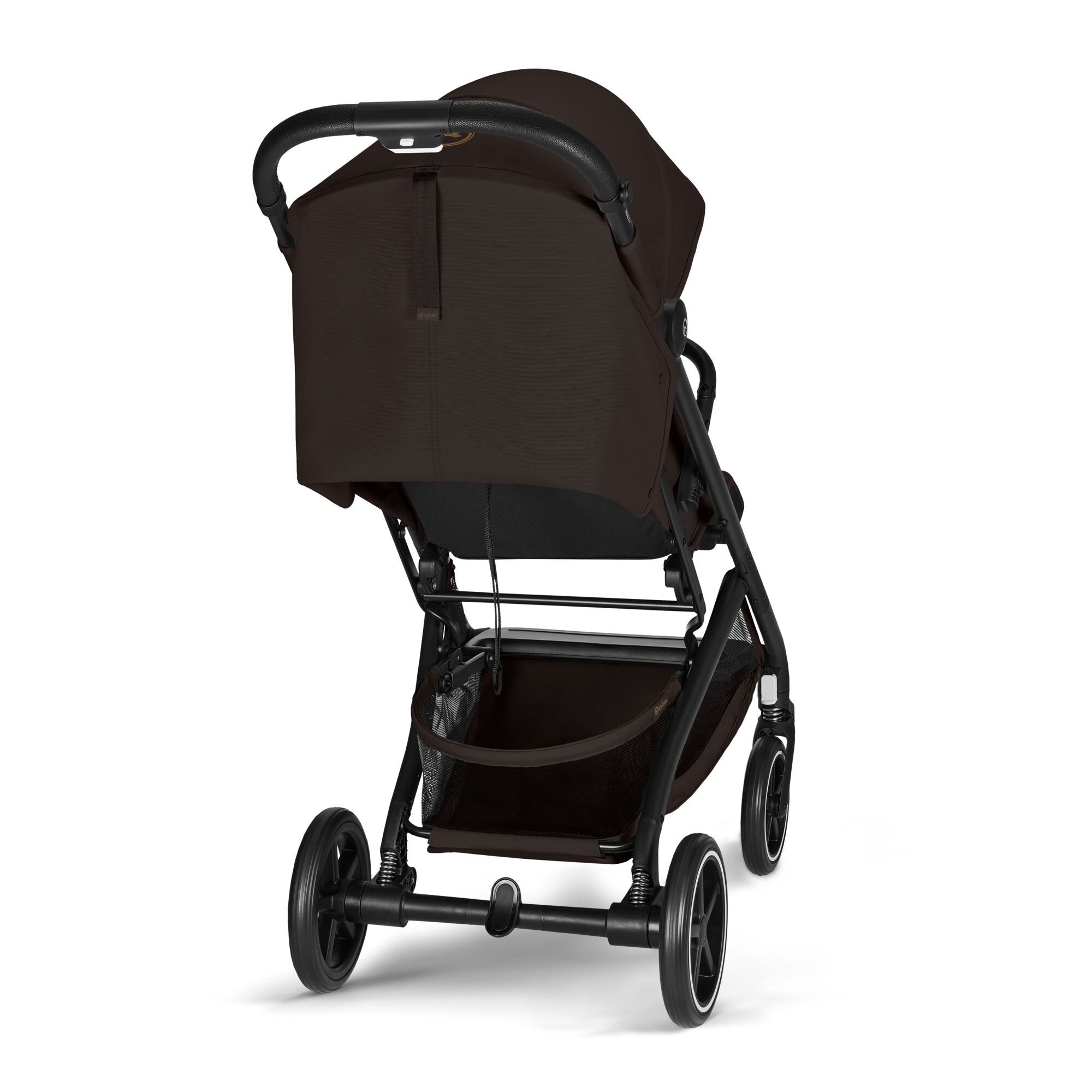 Коляска Cybex Beezy Chocolate Brown 2026 с бампером и дождевиком