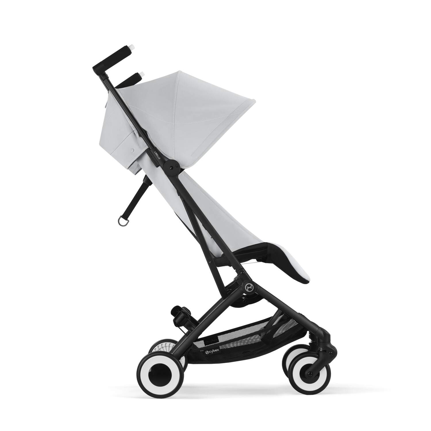 Детская коляска CYBEX Libelle BLK Fog Grey с дождевиком и бампером