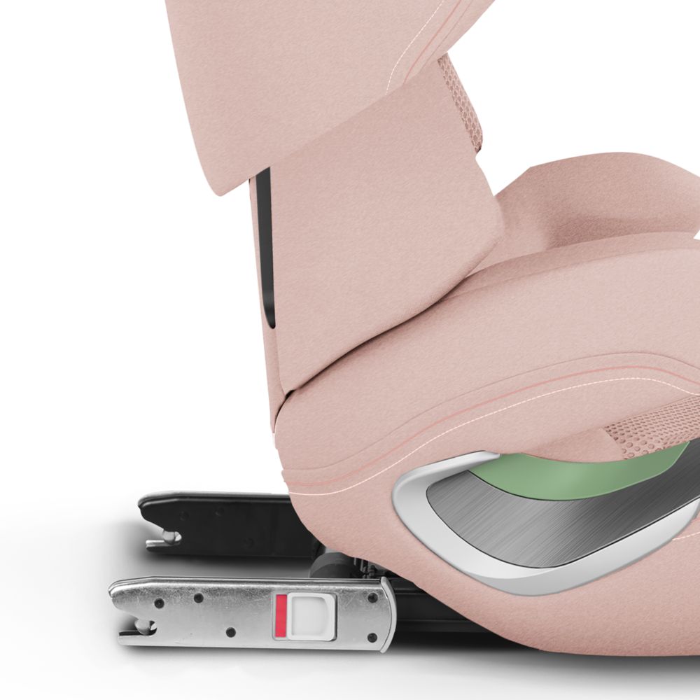 Автокресло Cybex Solution T i-Fix Peach Pink Plus 3-12 лет (15-36 кг), трансформируется в бустер, Isofix, i-Size R129