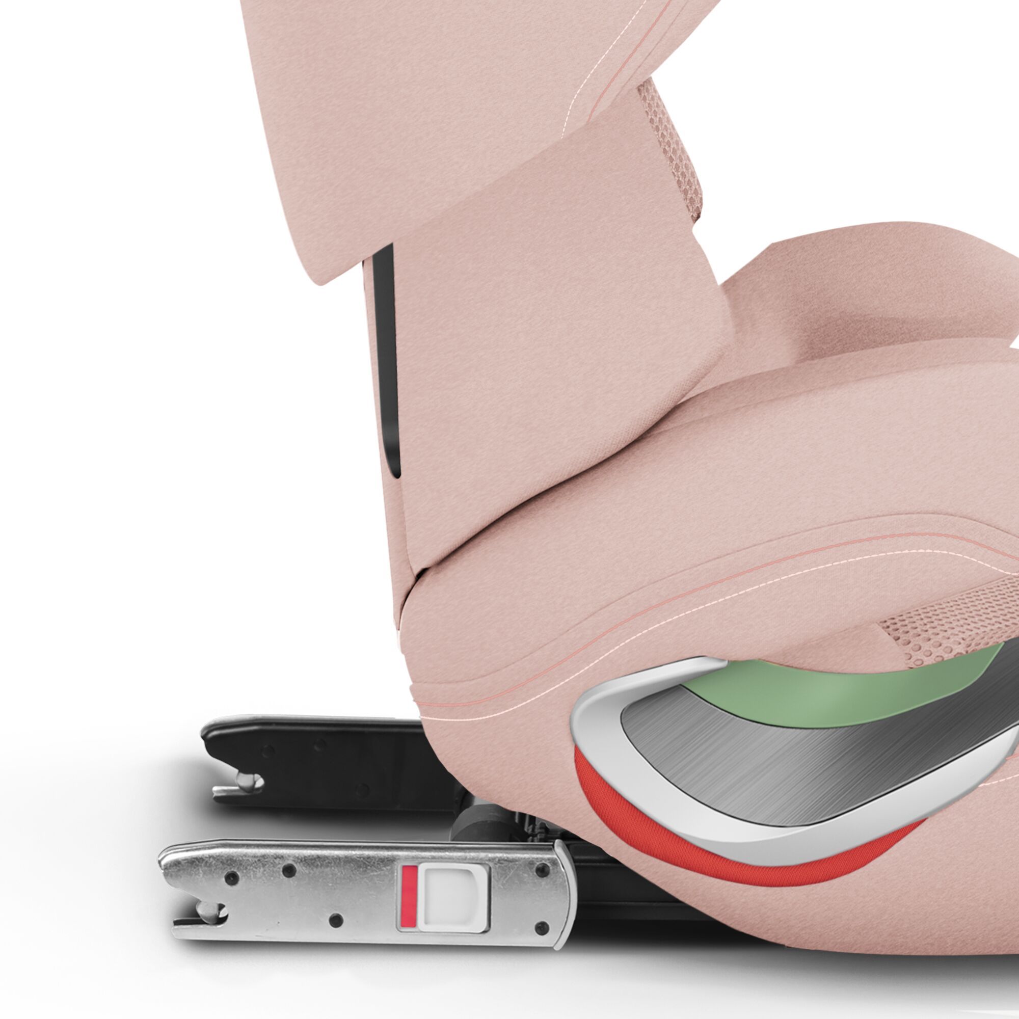 Автокресло Cybex Solution T i-Fix Peach Pink Plus 3-12 лет (15-36 кг), трансформируется в бустер, Isofix, i-Size R129