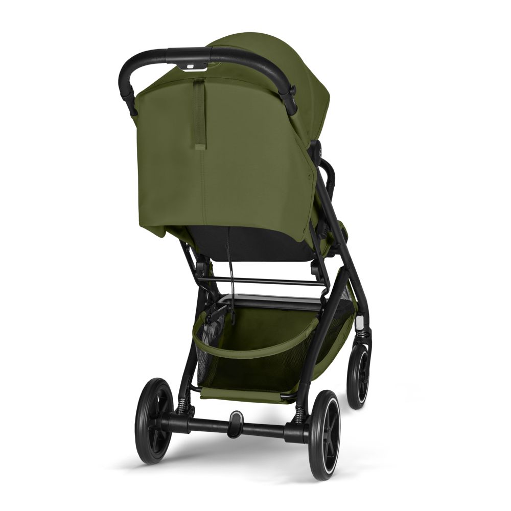 Коляска Cybex Beezy Moss Green 2026 с бампером и дождевиком