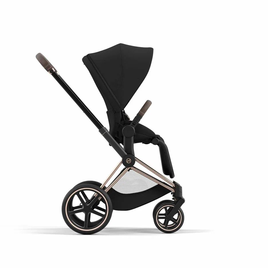 Коляска CYBEX Priam IV Rosegold 2 в 1 Sepia Black