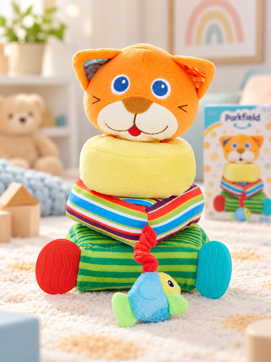 Игрушка-пирамидка Parkfield Котенок 81401A