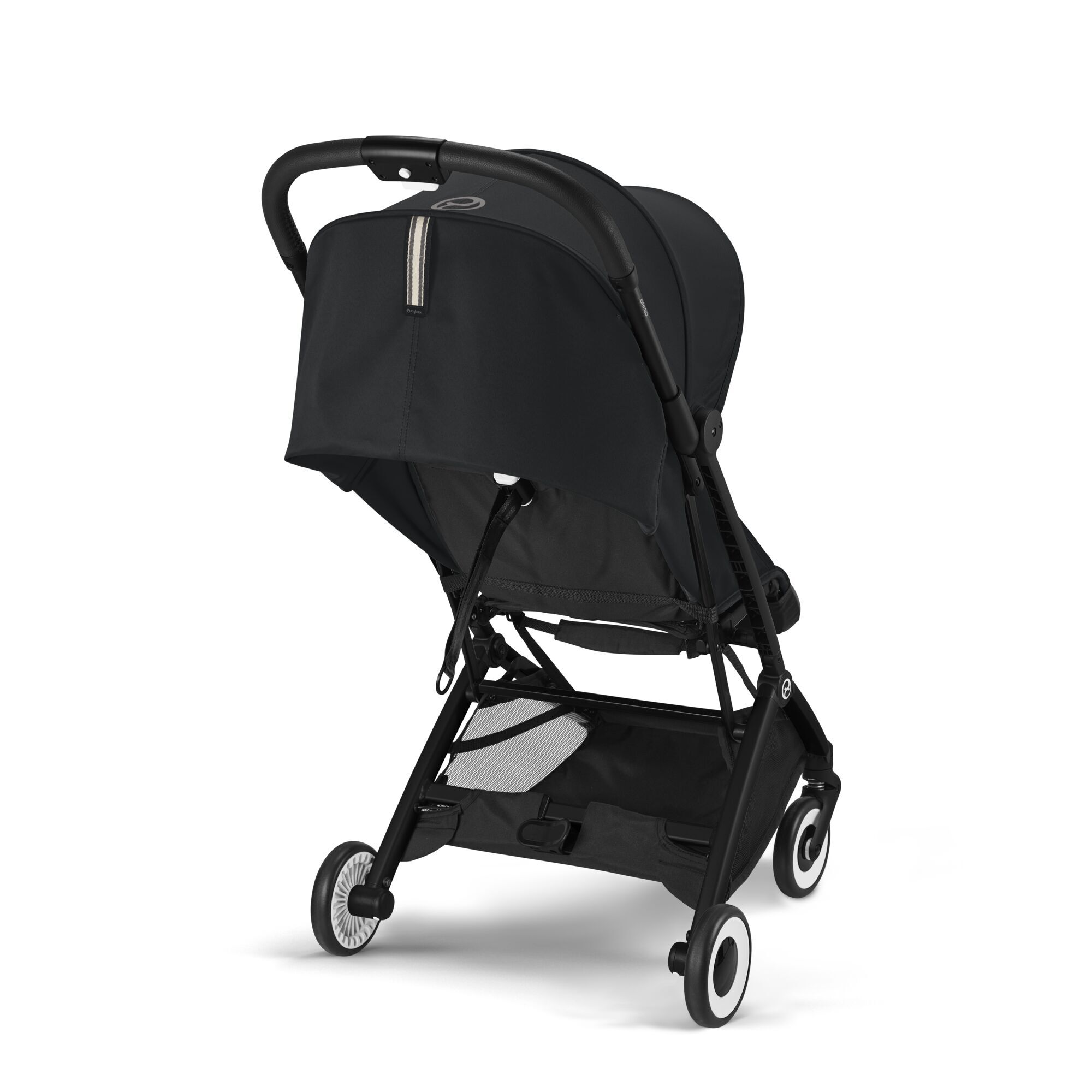Прогулочная коляска Cybex Orfeo с дождевиком и бампером, BLK Magic Black