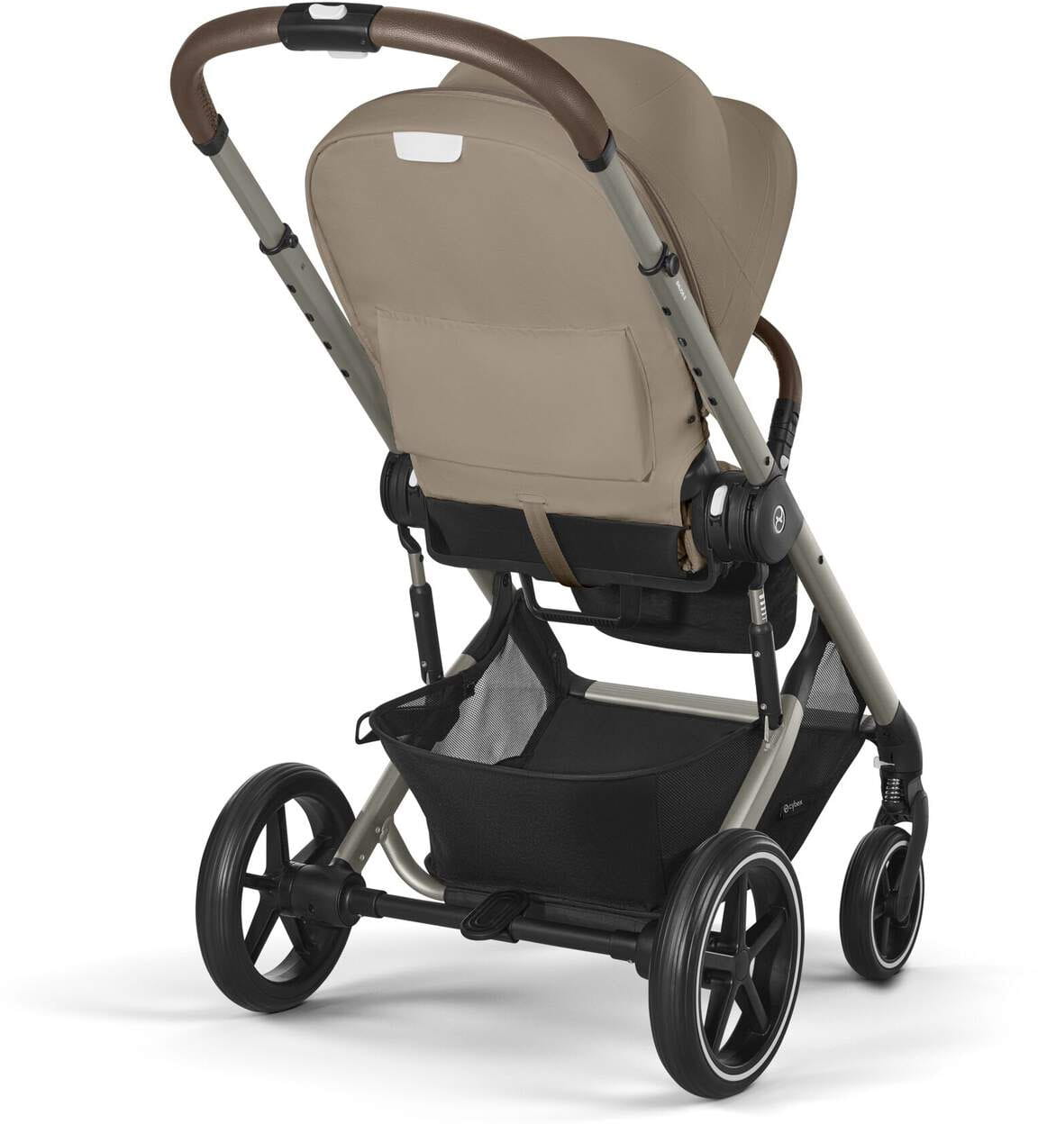 Cybex Balios S LUX NEW 3 в 1 Almond Beige 2025 с автокреслом Cybex Cloud T i-Size Plus Cozy Beige, с дождевиком и адаптерами