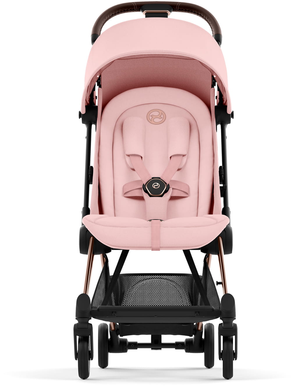 Коляска CYBEX Coya Rosegold / Peach Pink + Бампер +Дождевик