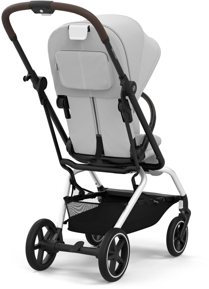 Коляска Cybex Eezy S Twist+ 2 SLV Fog Grey (2025) с дождевиком и бампером