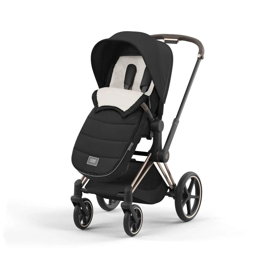 Конверт-накидка на ножки Cybex Platinum Footmuff Sepia Black