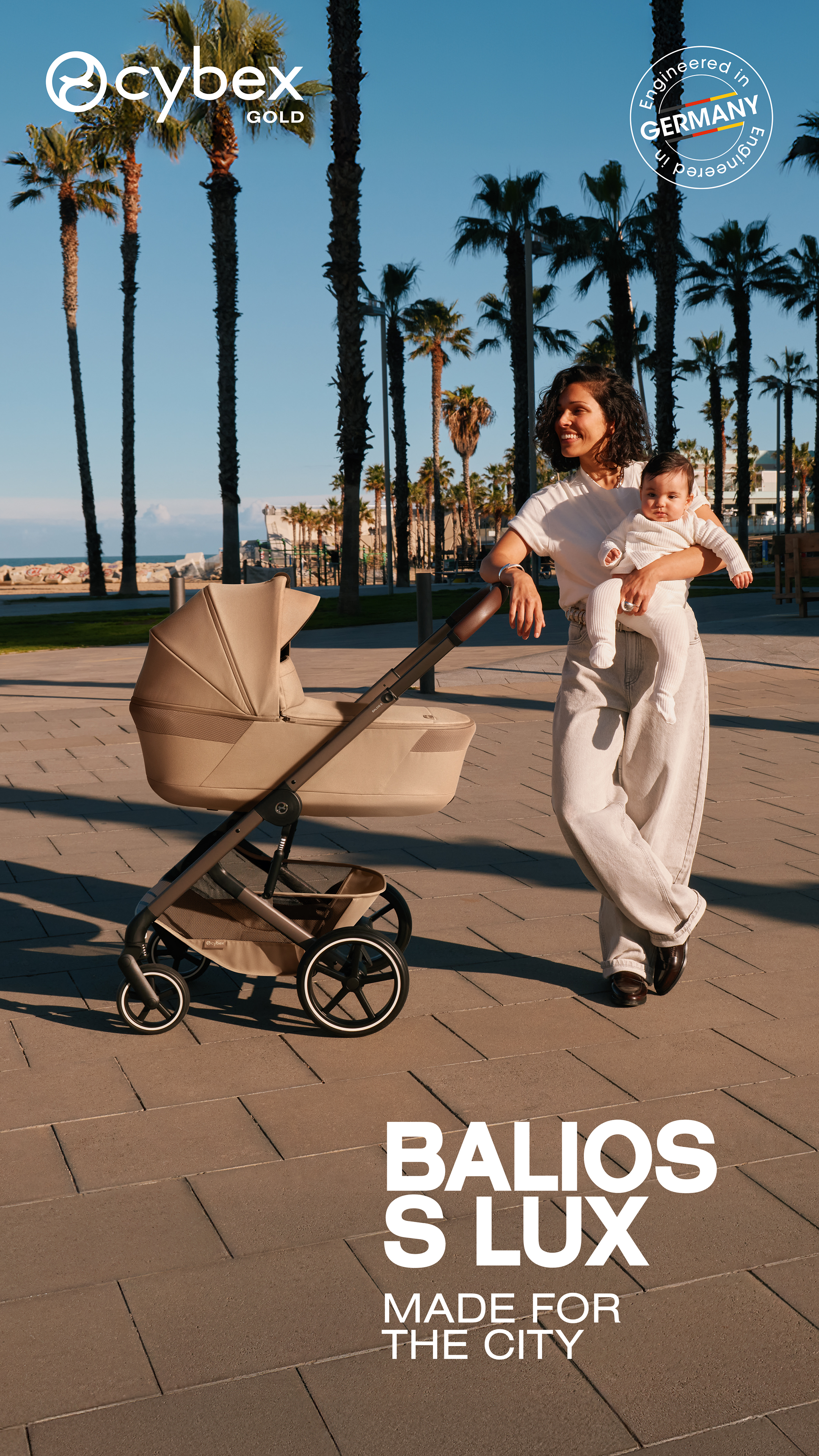 NEW Коляска 2 в 1 Cybex Balios S LUX 2026 Stormy Blue с дождевиками