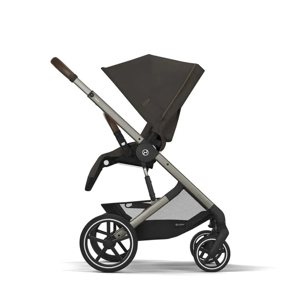 NEW Коляска прогулочная Cybex Balios S LUX NEW 2025 Chocolate Brown с дождевиком