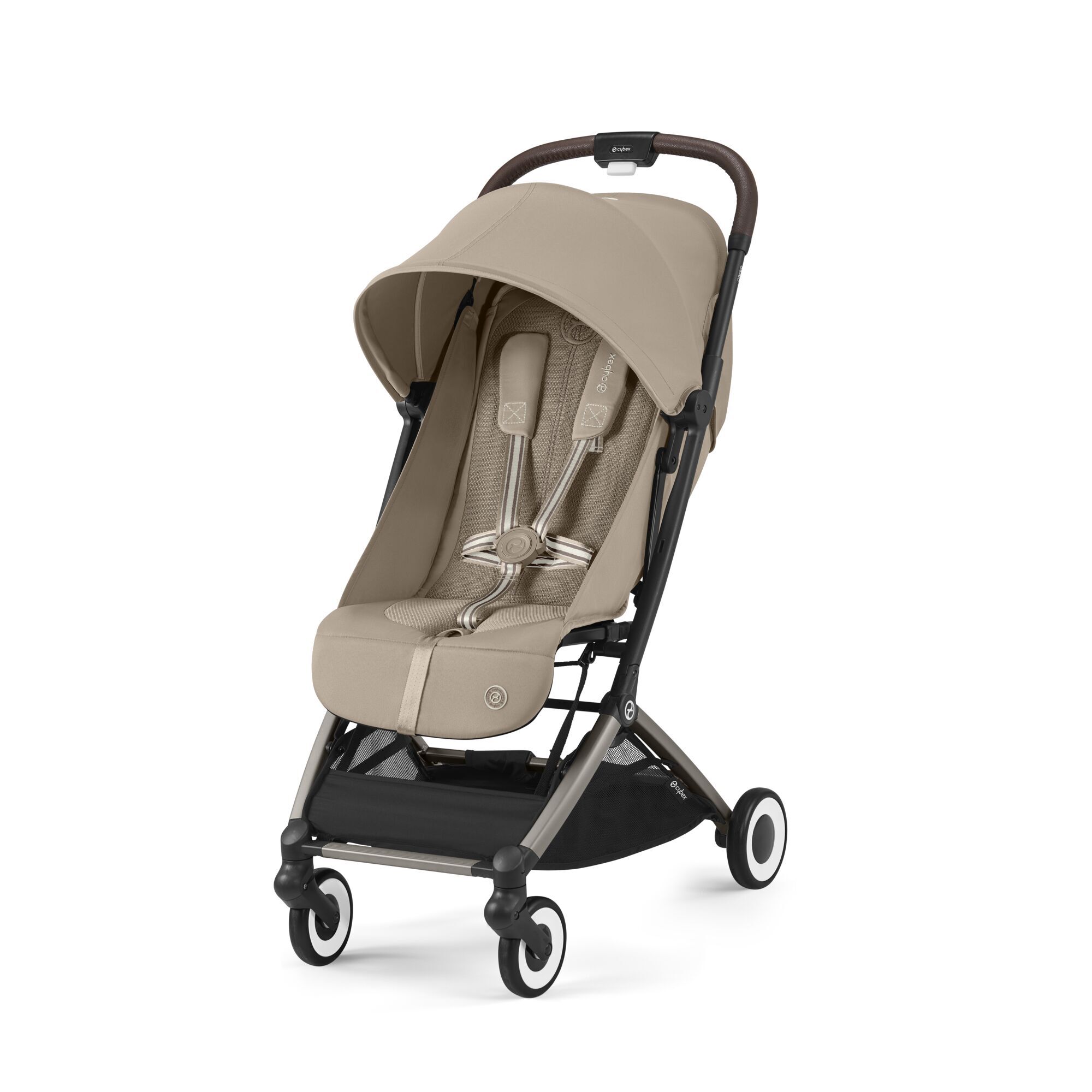 Прогулочная коляска Cybex Orfeo с дождевиком и бампером, TPE Almond Beige