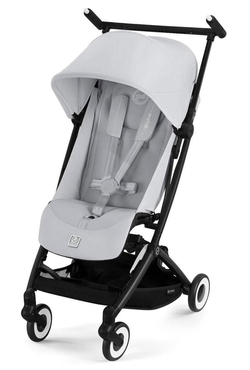 Детская коляска CYBEX Libelle BLK Fog Grey с дождевиком и бампером