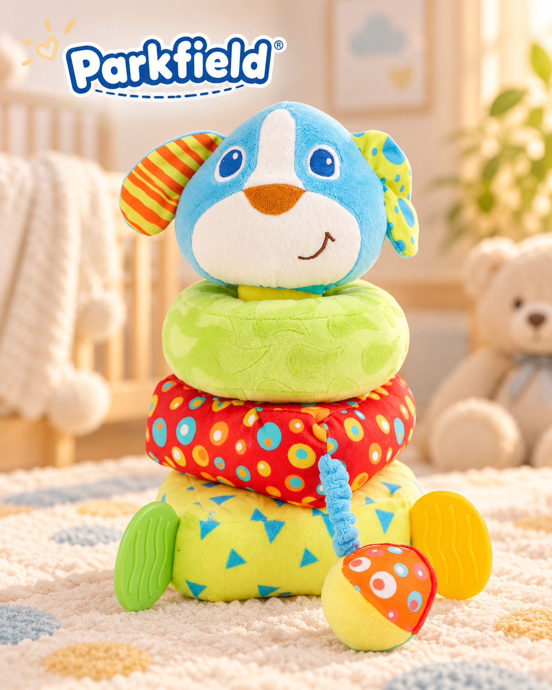 Игрушка-пирамидка Parkfield Собачка 81401B