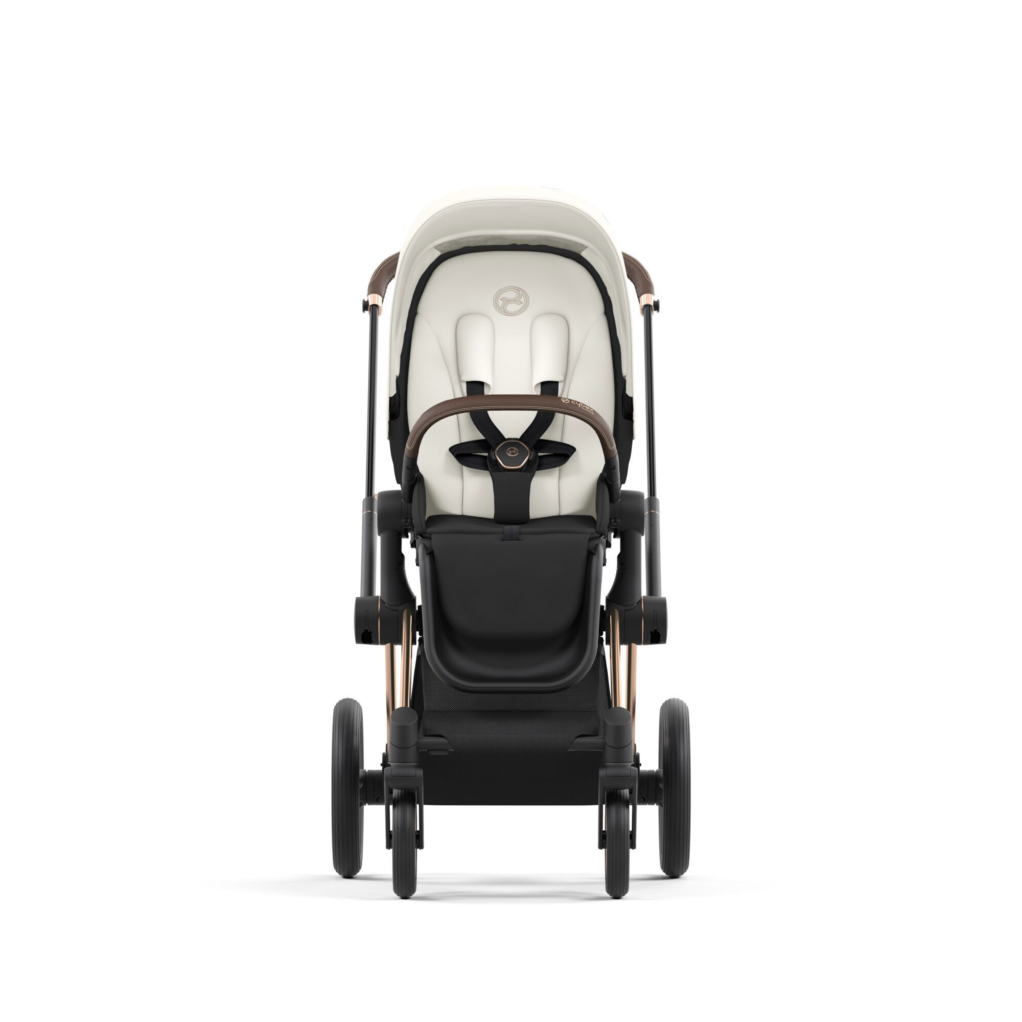 Коляска CYBEX Priam IV Rosegold 2 в 1 Off White
