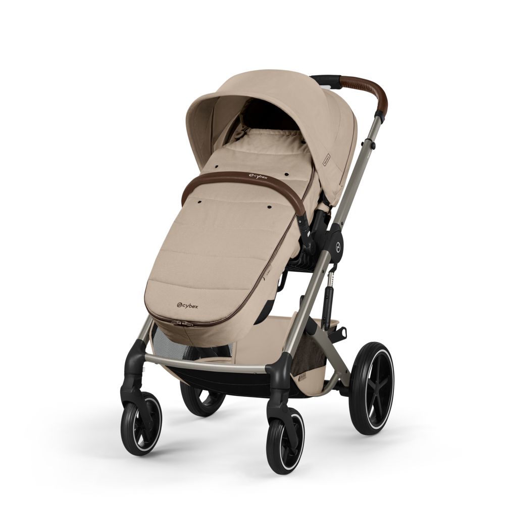 NEW Коляска Cybex Balios S LUX 2026 Almond Beige с дождевиком