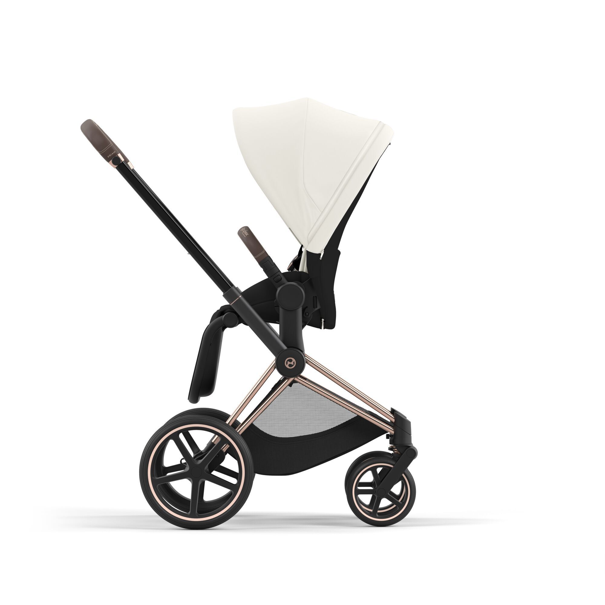 Коляска CYBEX Priam IV Rosegold 2 в 1 Off White