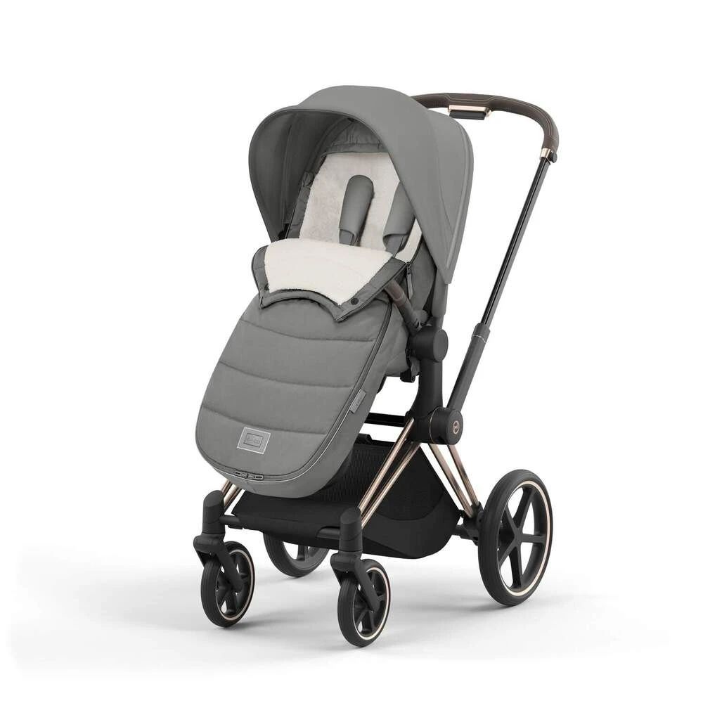 Конверт-накидка на ножки Cybex Platinum Footmuff Mirage Grey