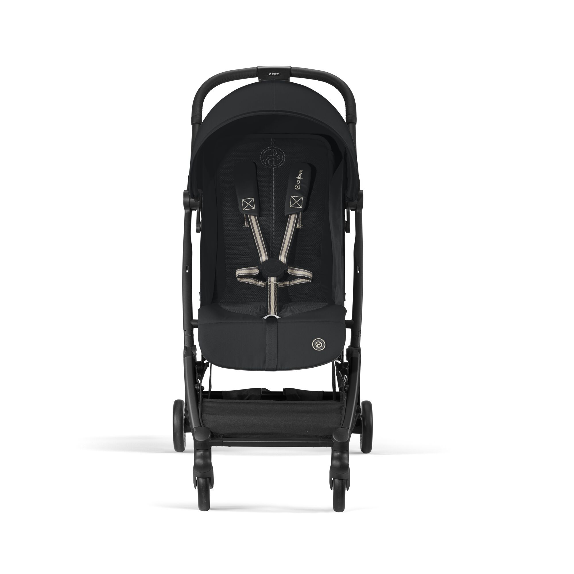 Прогулочная коляска Cybex Orfeo с дождевиком и бампером, BLK Magic Black