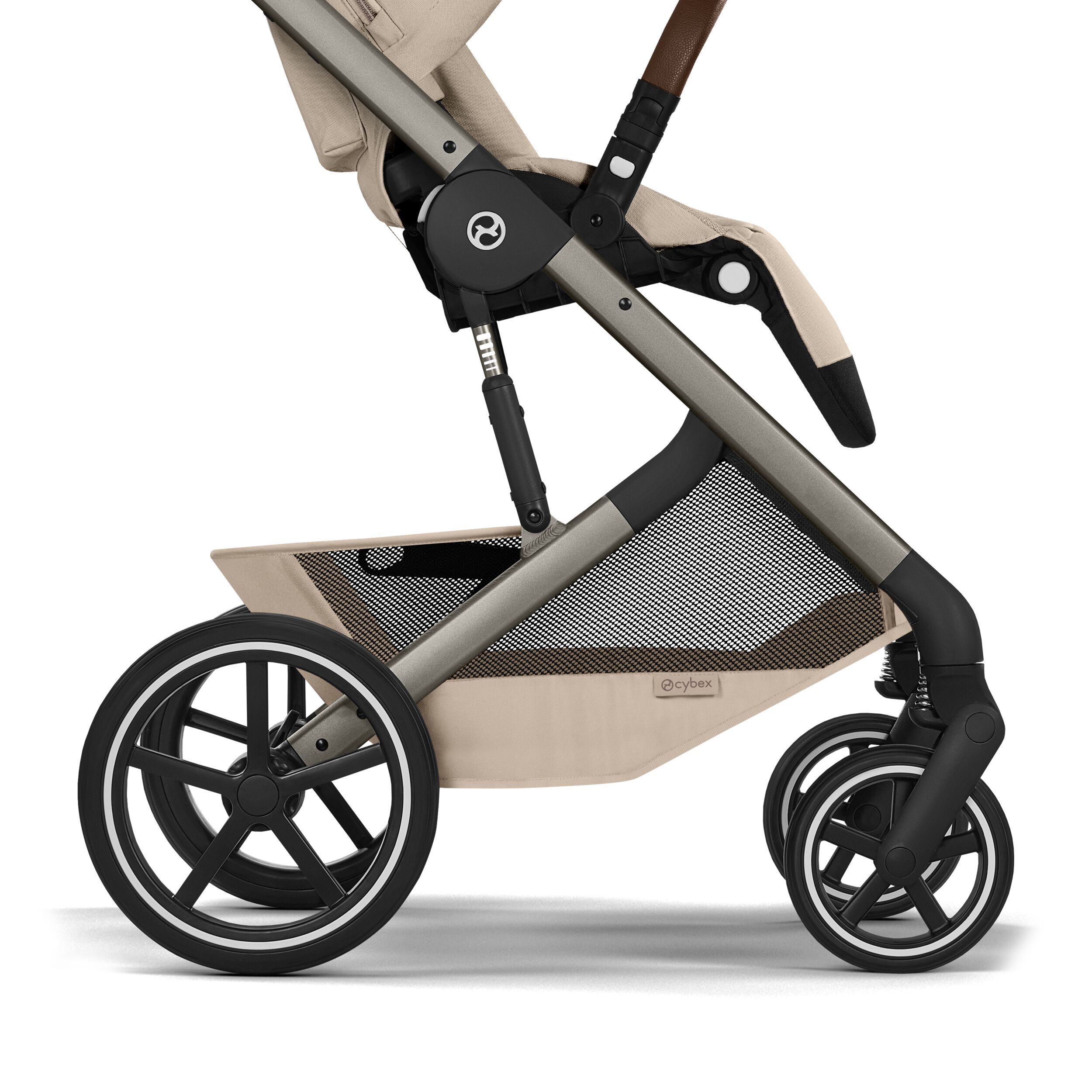 NEW Коляска Cybex Balios S LUX 2026 Almond Beige с дождевиком