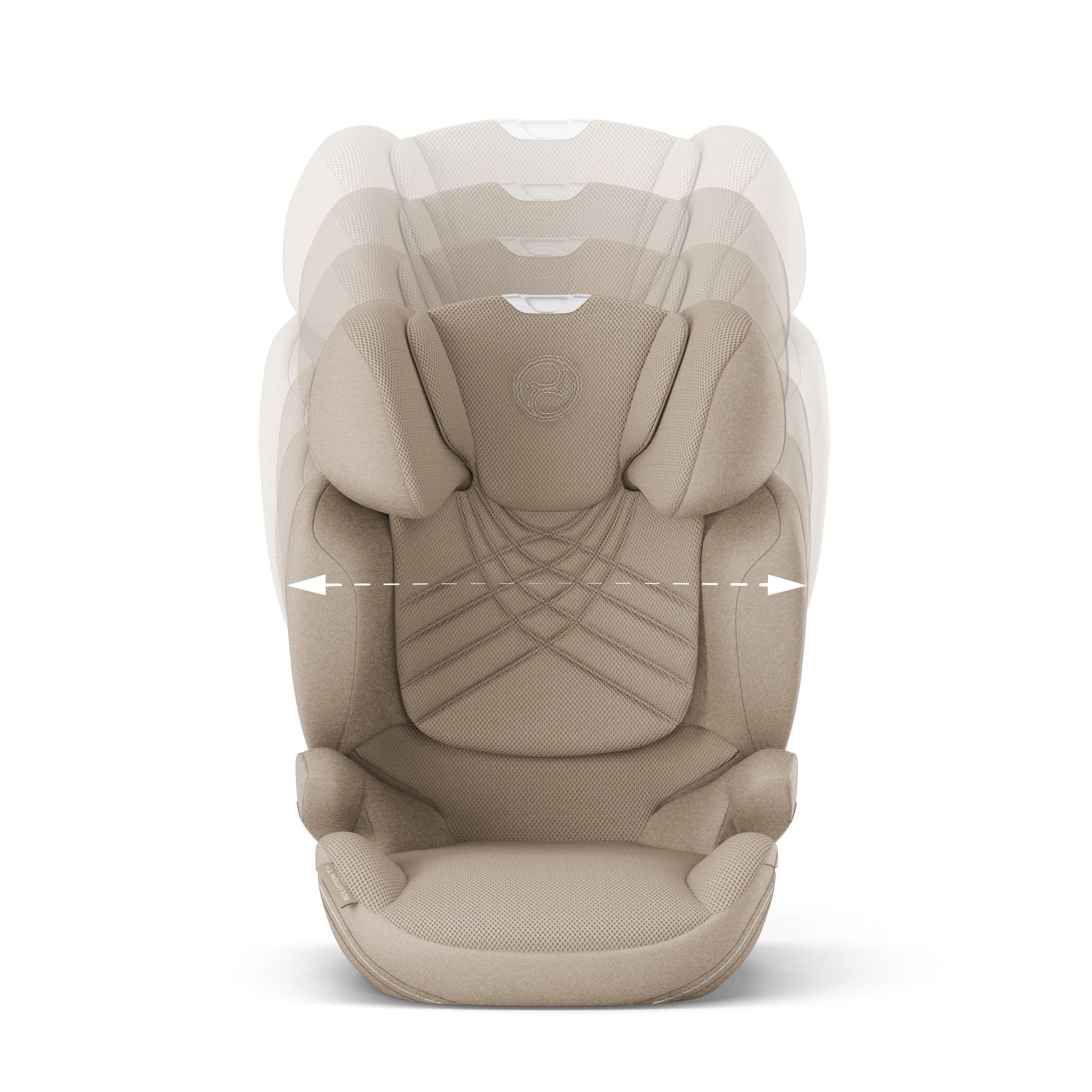 Автокресло Cybex Solution T i-Fix Cozy Beige Plus 3-12 лет (15-36 кг), трансформируется в бустер, Isofix, i-Size R129