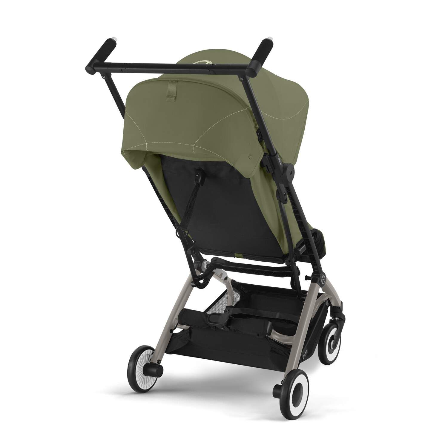 Детская коляска CYBEX Libelle TPE Moss Green с дождевиком и бампером