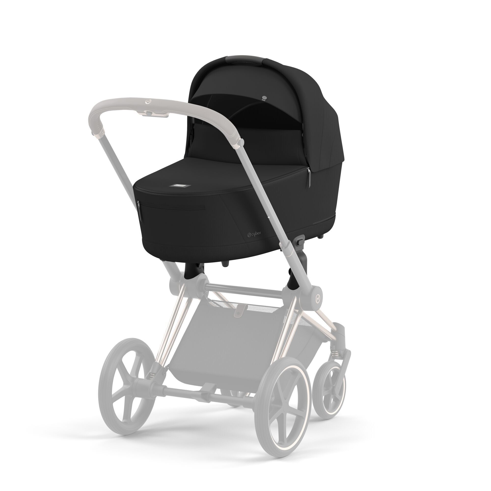 Коляска CYBEX Priam IV Rosegold 2 в 1 Sepia Black