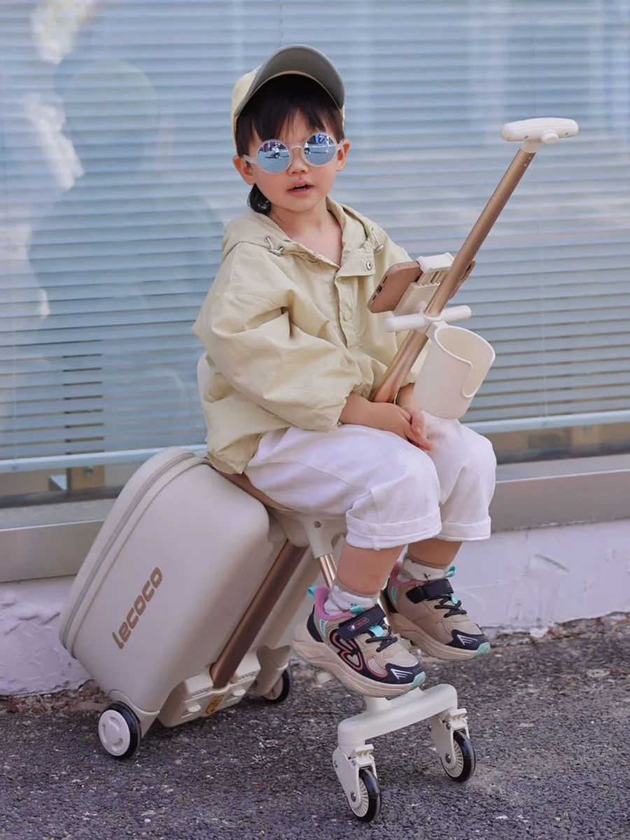 Чемодан Lecoco с детским сиденьем white C-Box-B3