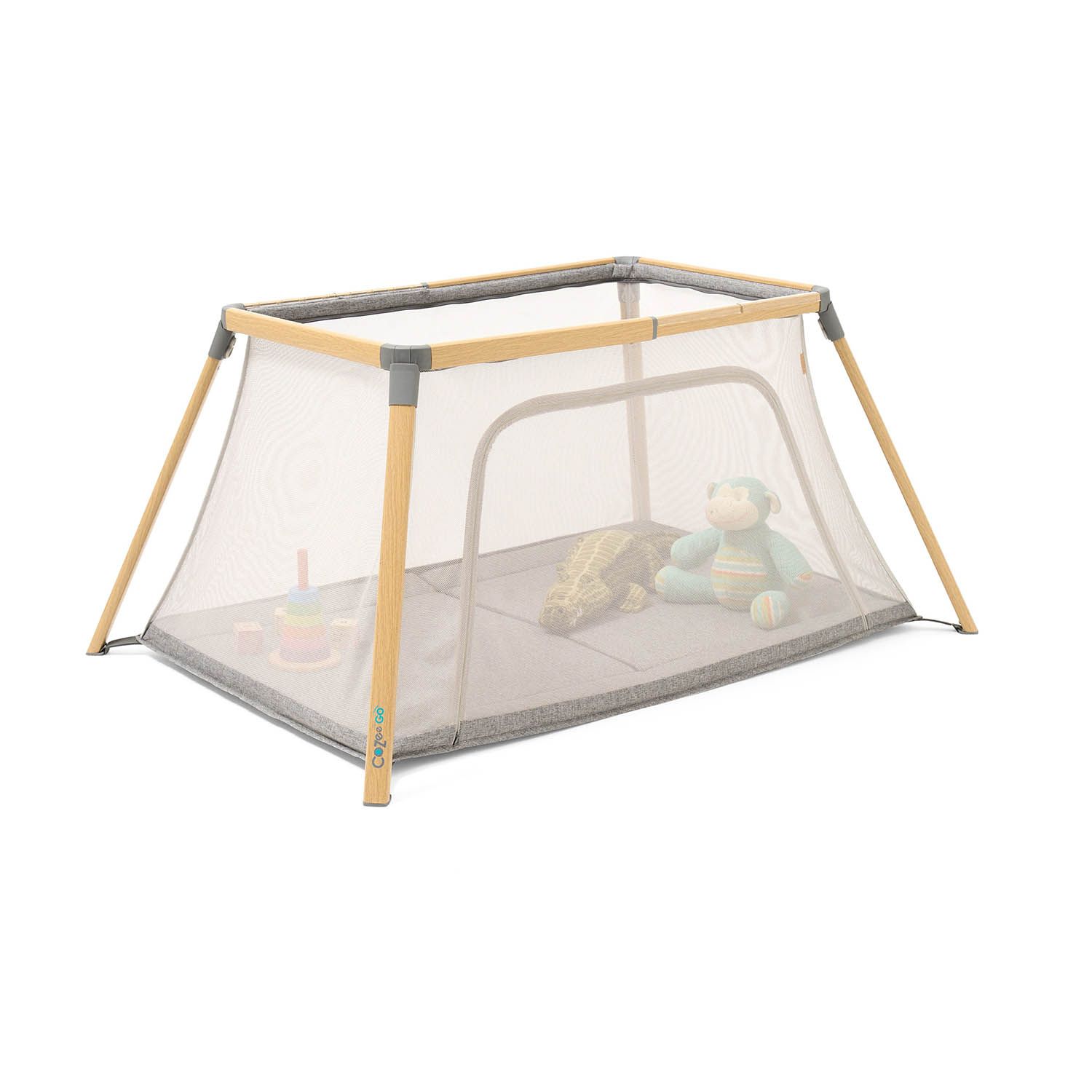 Манеж-кровать Tutti Bambini CoZee Go Oak/Charcoal