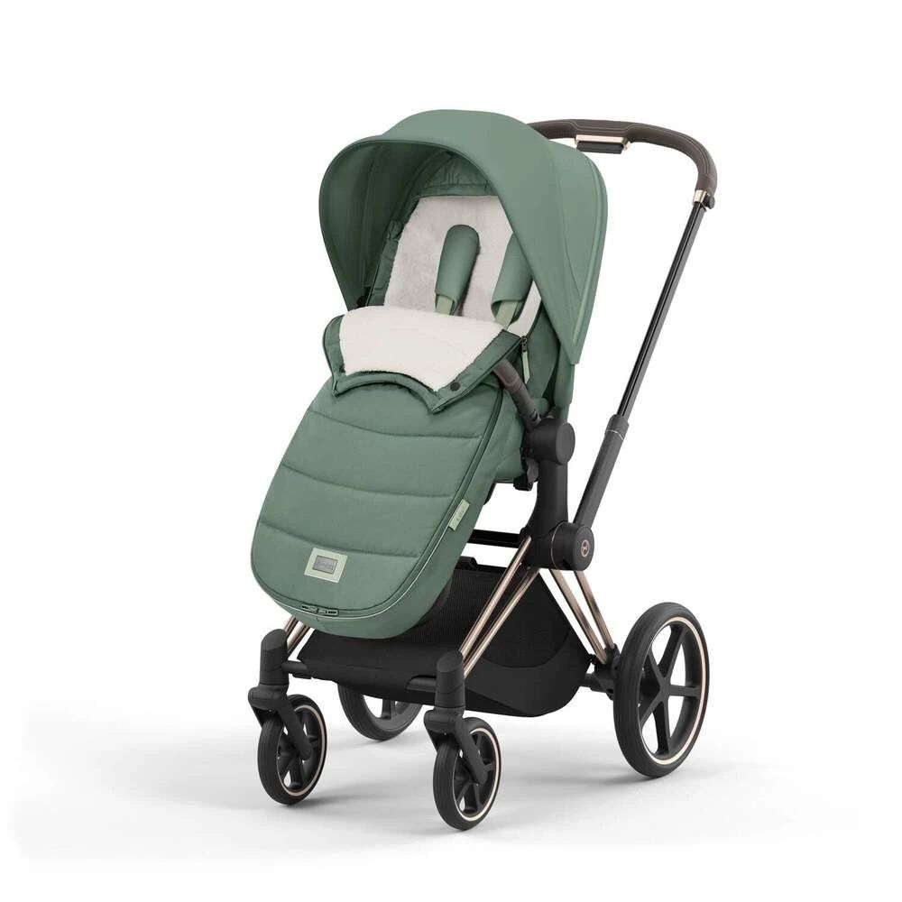 Конверт-накидка на ножки Cybex Platinum Footmuff Leaf Green