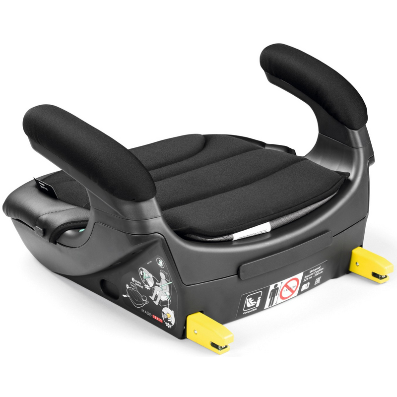 Автокресло-бустер Peg Perego Viaggio i-Size Shuttle Licorice (черный с вставками из ЭКО-кожи)
