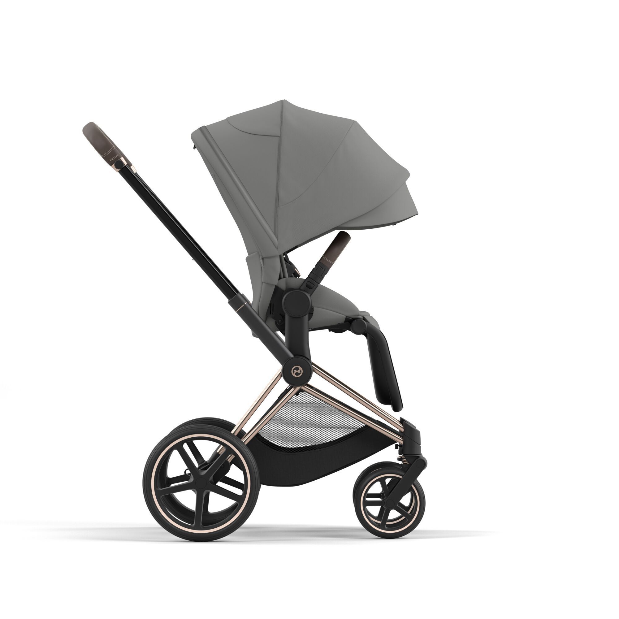 Коляска CYBEX Priam IV Rosegold 2 в 1 Mirage Grey