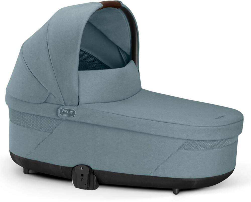 Cybex спальный блок Cot S LUX для коляски Balios S/Talos S/Eezy S 2 Line с дождевиком, цвет Stormy Blue 2025