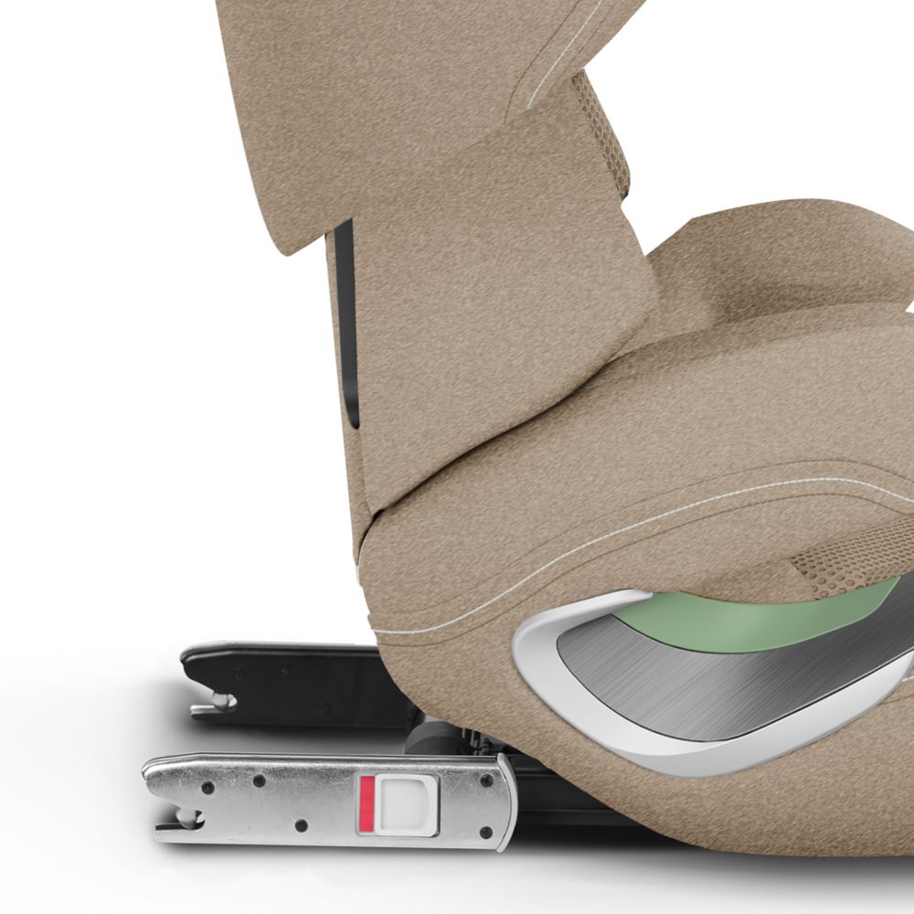 Автокресло Cybex Solution T i-Fix Cozy Beige Plus 3-12 лет (15-36 кг), трансформируется в бустер, Isofix, i-Size R129