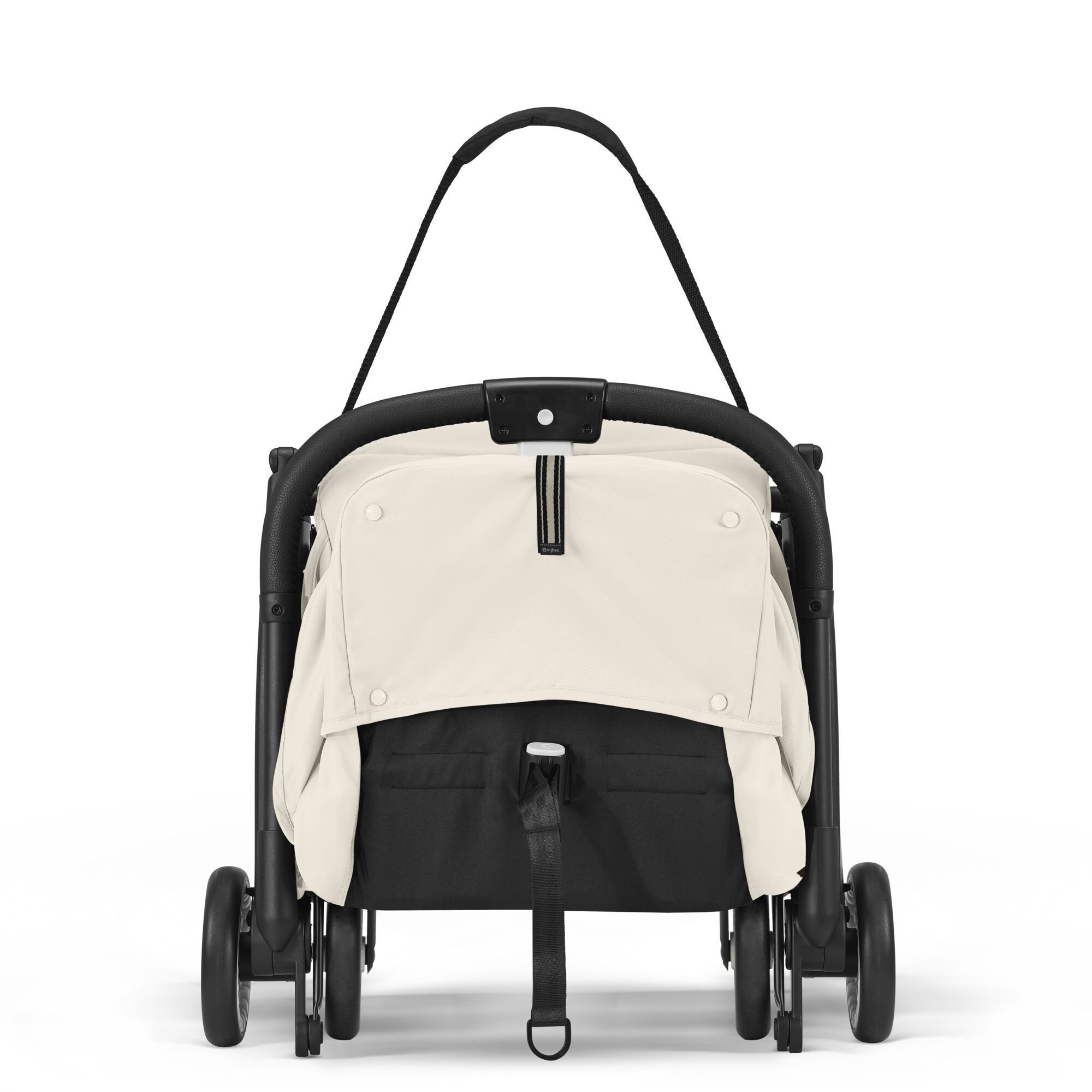 Прогулочная коляска Cybex Orfeo с дождевиком и бампером, BLK Canvas White