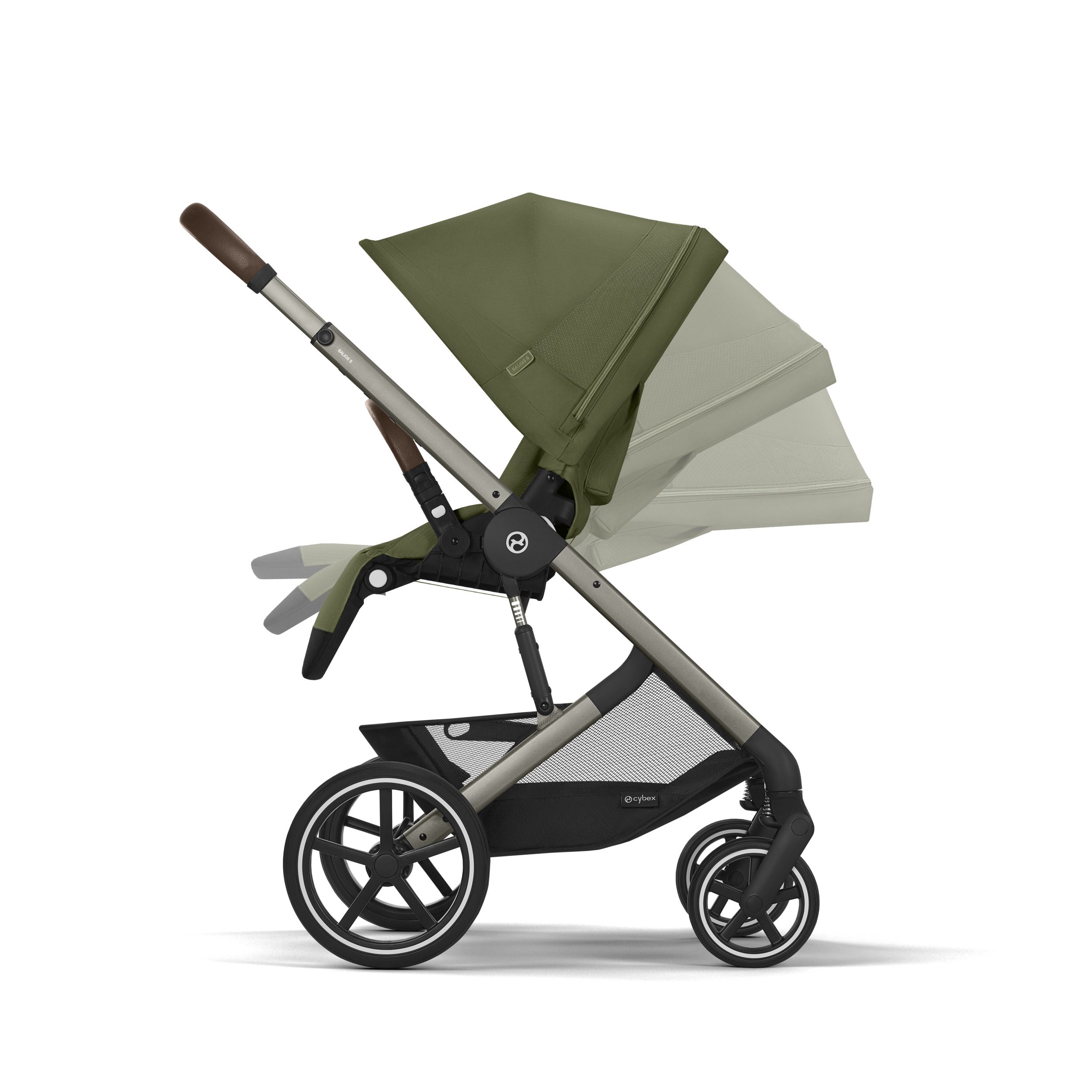 Коляска прогулочная Cybex Balios S LUX NEW 2026 Moss Green