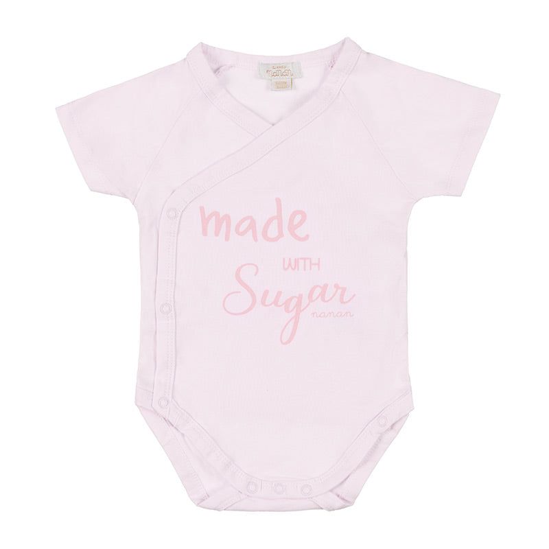 Боди Nanan "Made with Sugar" Розовый 3 мес