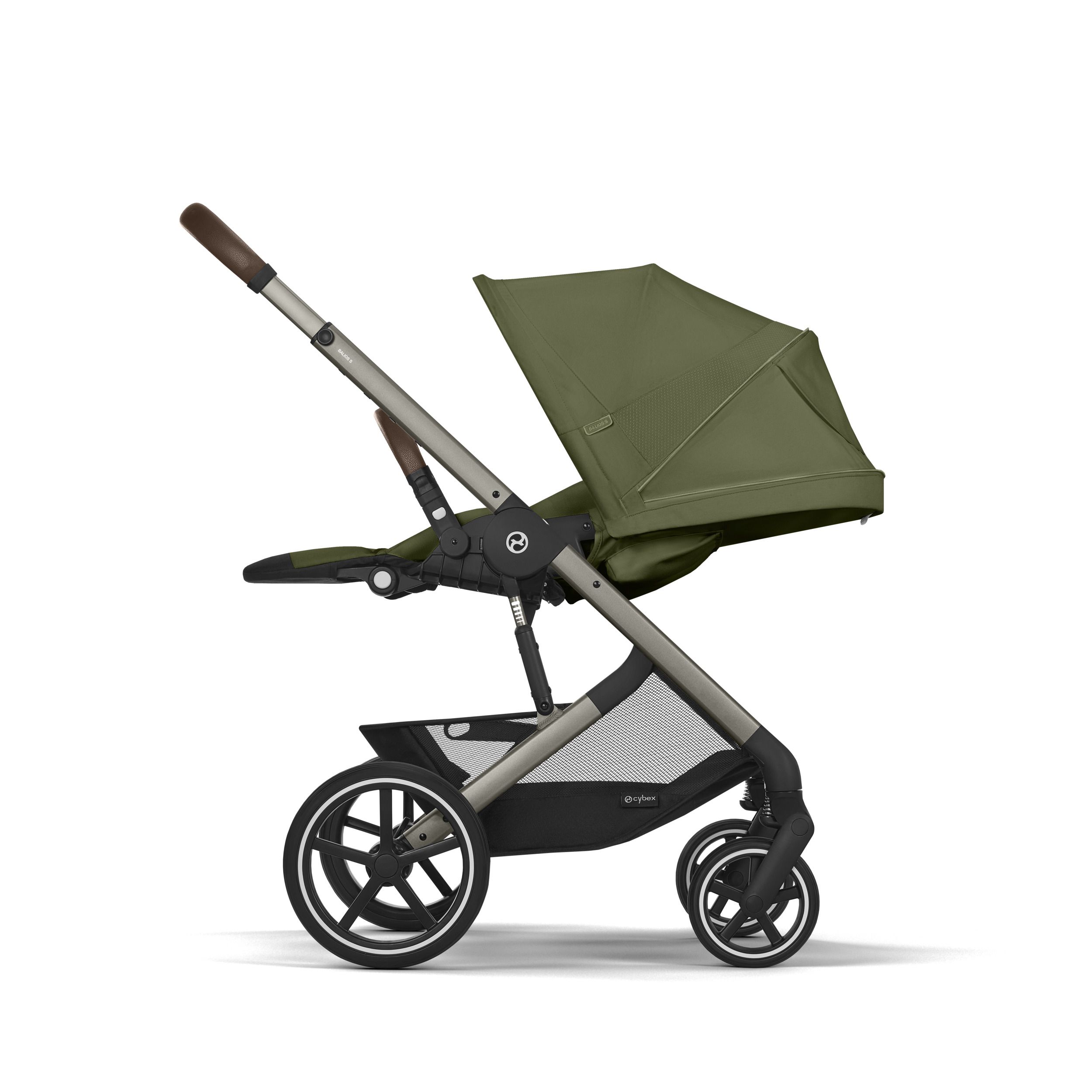 Коляска прогулочная Cybex Balios S LUX NEW 2026 Moss Green