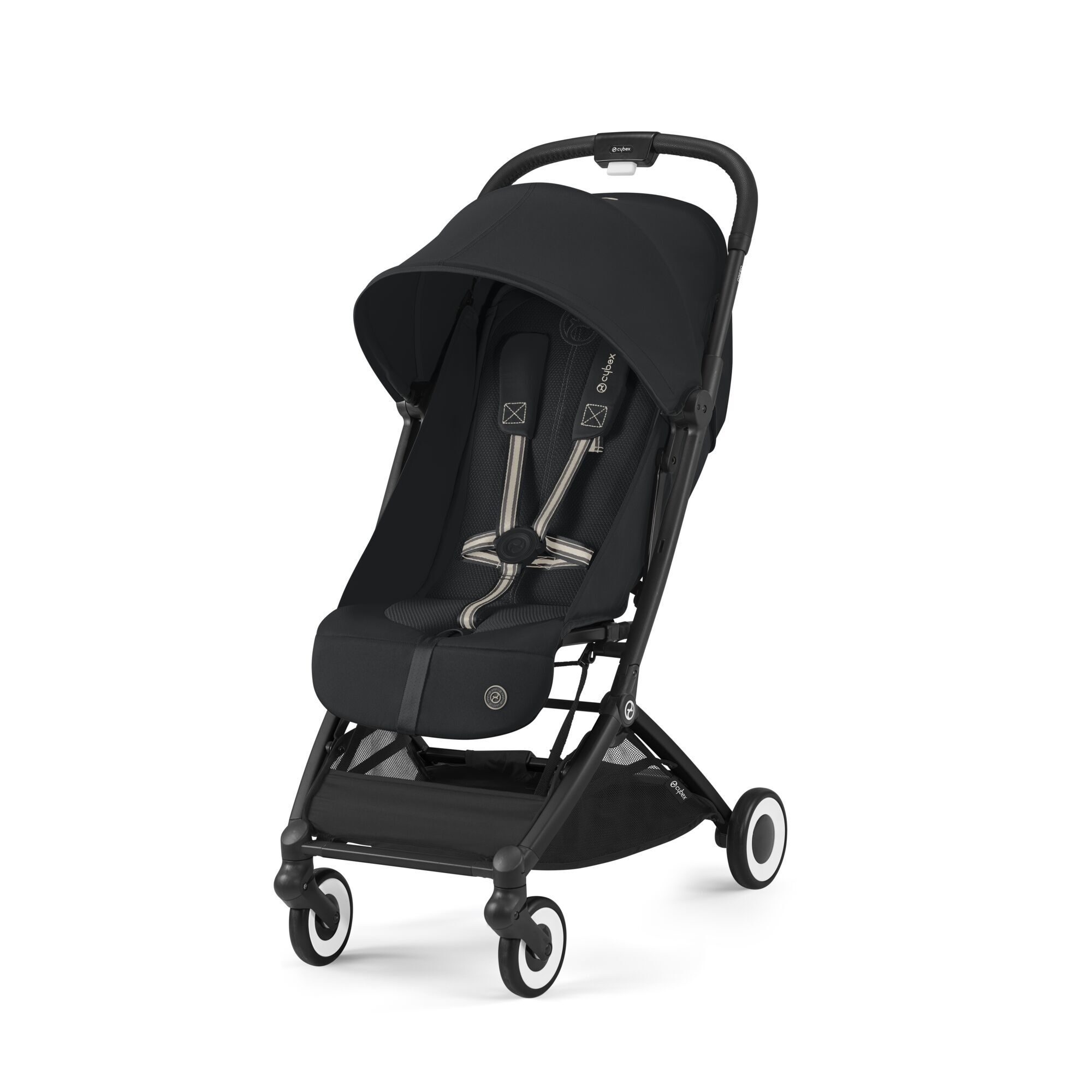 Прогулочная коляска Cybex Orfeo с дождевиком и бампером, BLK Magic Black