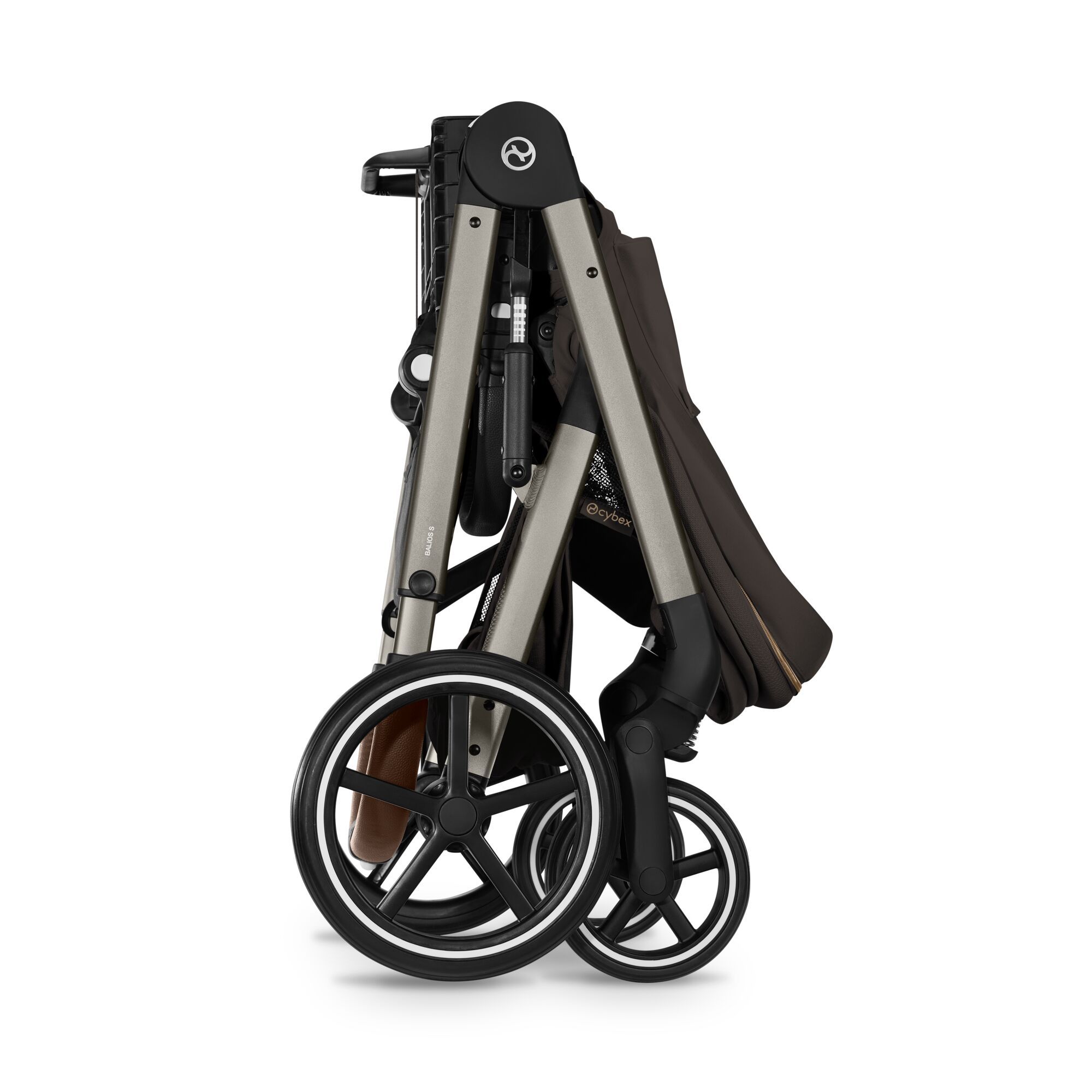 NEW Коляска 2 в 1 Cybex Balios S LUX 2026 Chocolate Brown с дождевиками