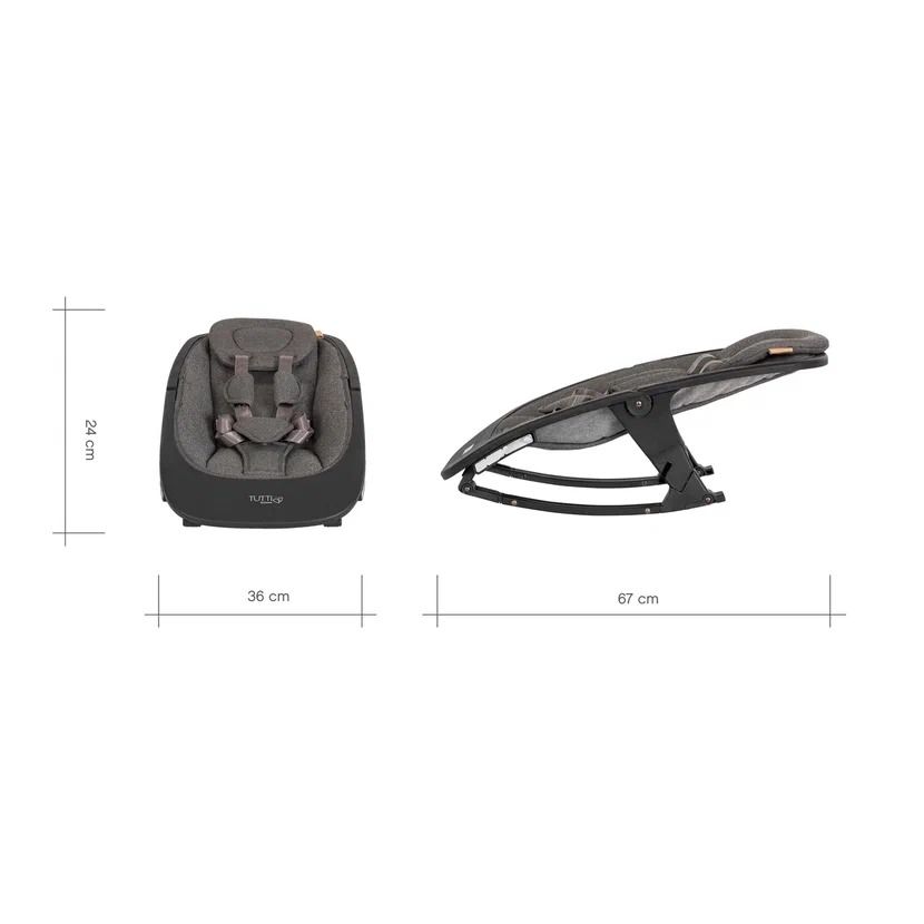 Стул Tutti Bambini для кормления High chair NOVA Complete Black/Black 611010/9999B
