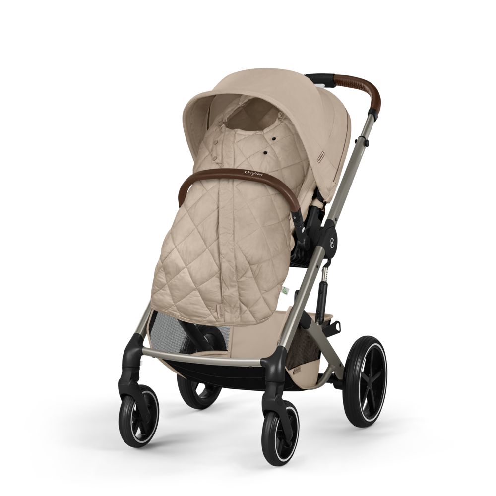 NEW Коляска Cybex Balios S LUX 2026 Almond Beige с дождевиком