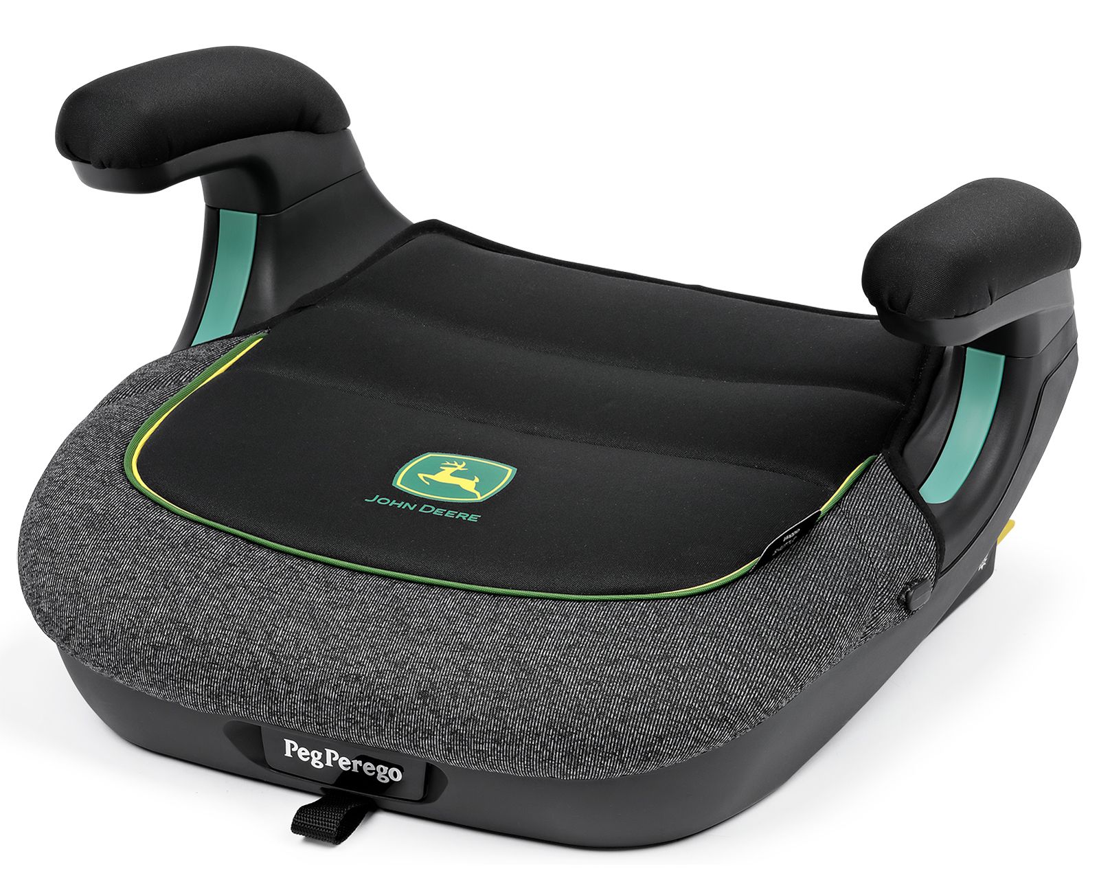 Автокресло-бустер Peg Perego Viaggio i-Size Shuttle John Deere (чёрный с серым)