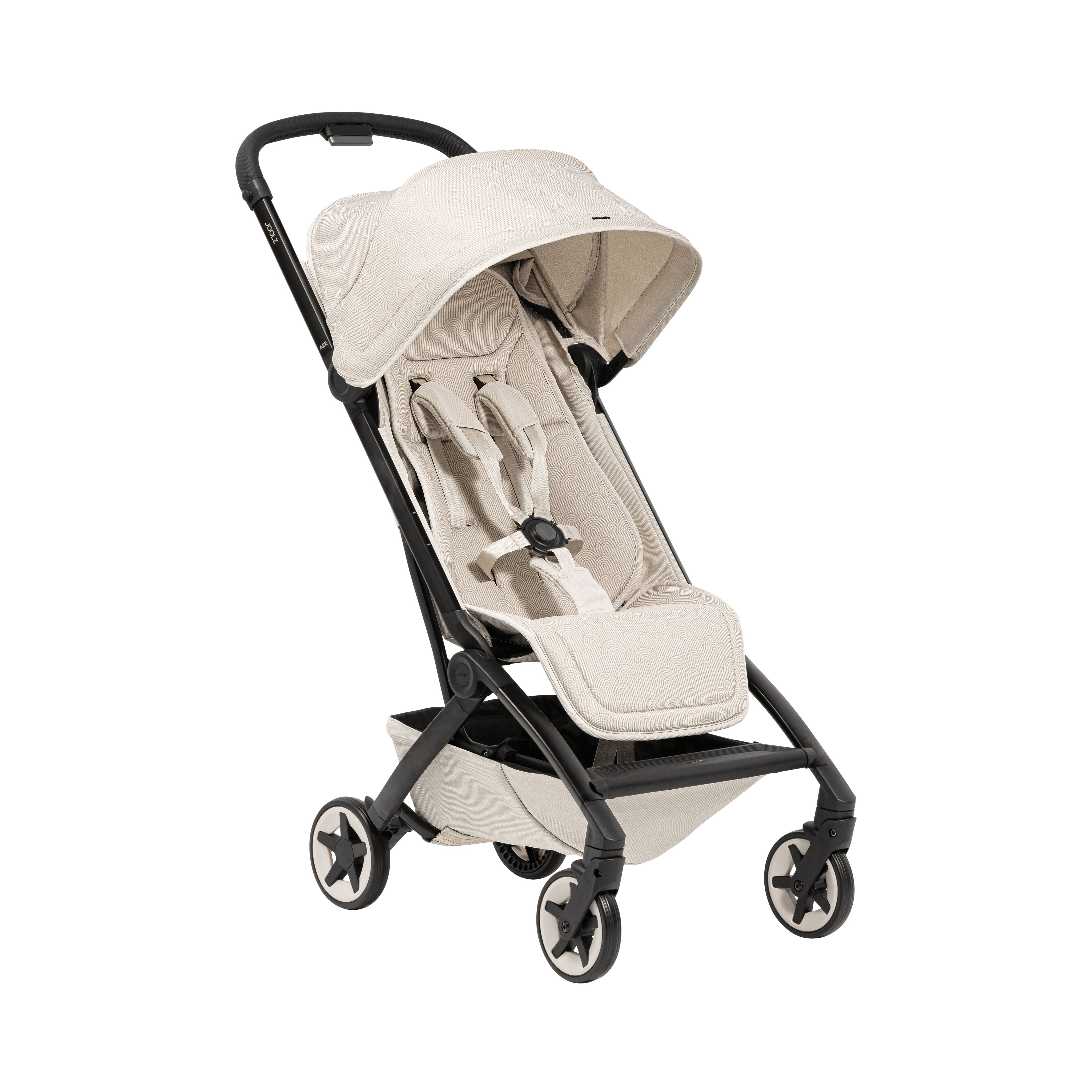 Коляска Joolz Aer2 Calming Beige + Бампер + Подстаканник + Сумка для перевозки