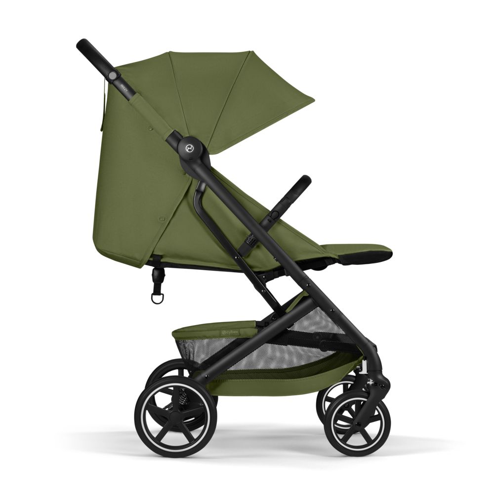 Коляска Cybex Beezy Moss Green 2026 с бампером и дождевиком