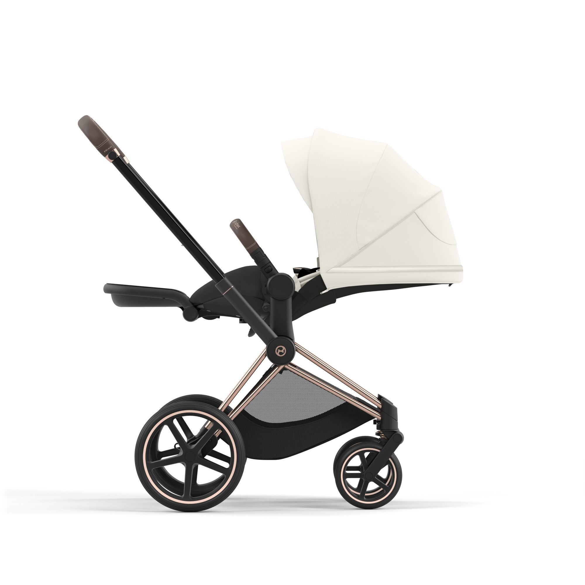 Коляска CYBEX Priam IV Rosegold 2 в 1 Off White